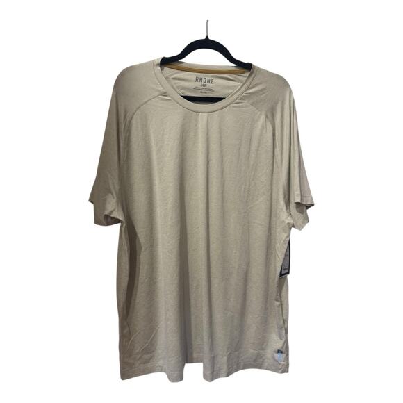 NWT Rhone Xxl Atmosphere Tee Stone Heather Outdoor Hiking Comfort Active - Picture 1 of 6